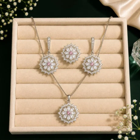 Pink Zircon Stone Set at Best Price in Pakistan